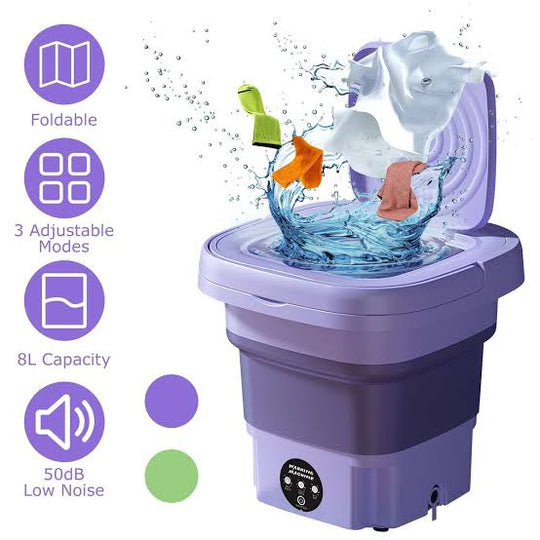 Foldable & Portable Mini Washing Machine